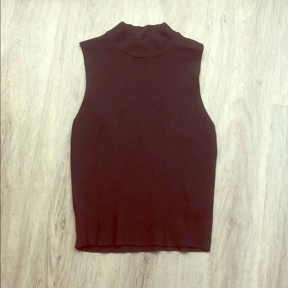 NWT Stretchy black sleeveless top
